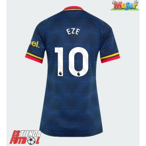 Arsenal Eberechi Eze #10 Segunda Equipación Mujer 2026-27 Manga Corta